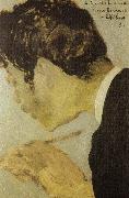 Edouard Vuillard portrait of bonnard France oil painting artist
